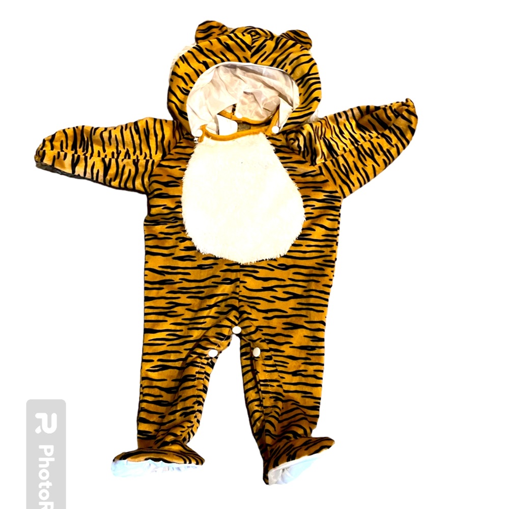 Infant tiger costume, six months to 12 months